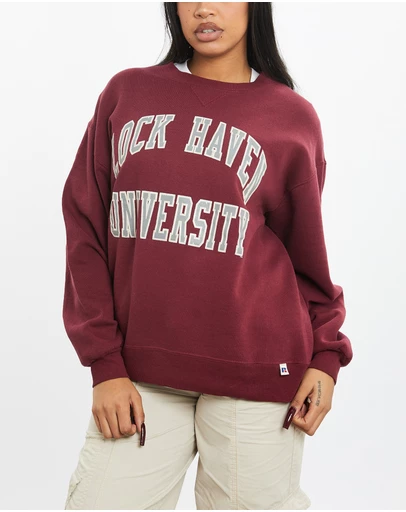Vintage by The Real Deal - Pre Loved - 90s Russell Athletic Lock Haven University Sweatshirt