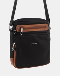 Pierre Cardin - Pierre Cardin Nylon Anti-Theft Cross Body Bag