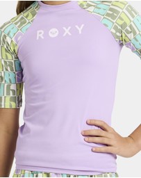 Roxy - Girls 4 to 16 Roxy Active RG Lycra Rash Vest