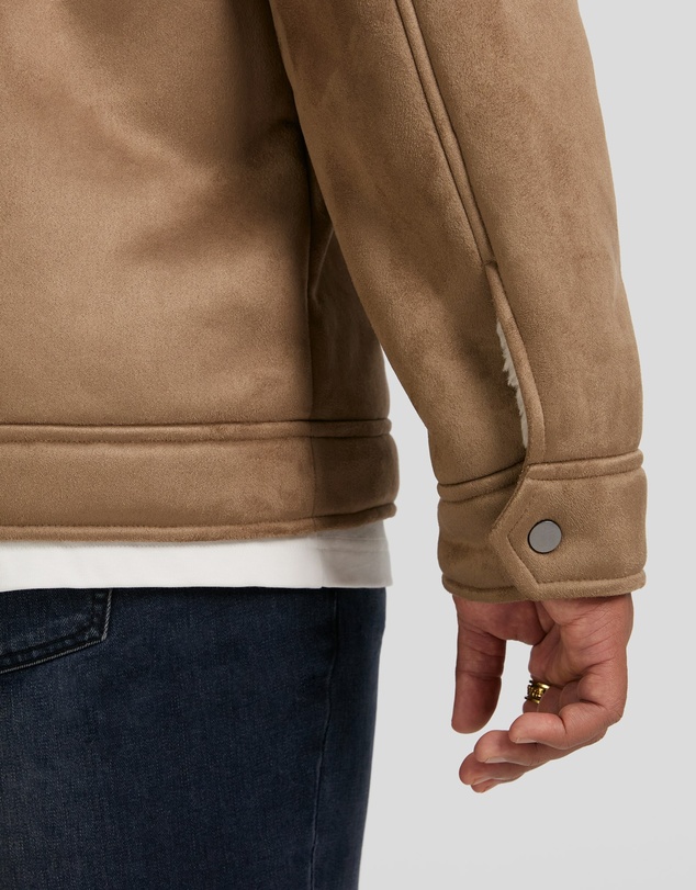 Johnny Bigg - Val Sherpa Suede Jacket