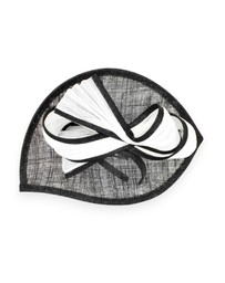 Morgan & Taylor - Xanthia Fascinator in Black and White
