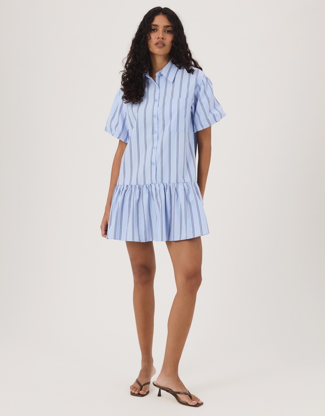 Atmos&Here - Claire Cotton Poplin Mini Dress