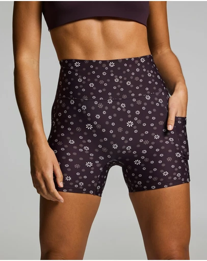 Rockwear - No Front Seam Pocket Mid Thigh Tights