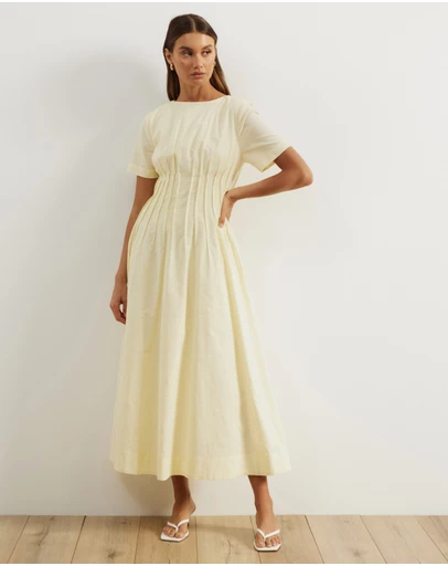Atmos&Here - Maya Pleat Maxi Dress
