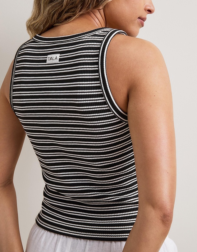TALA - Stripe Knit Vest
