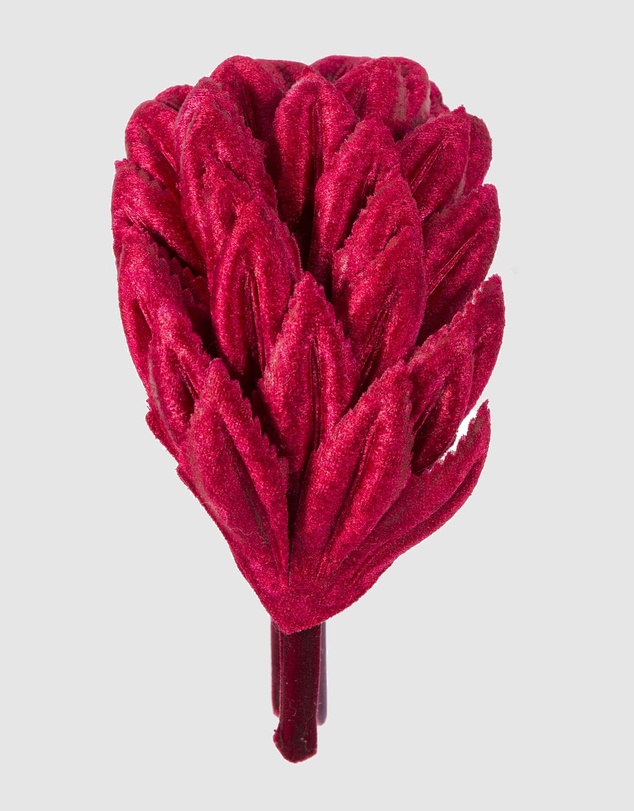 Max Alexander - Small red fascinator headband