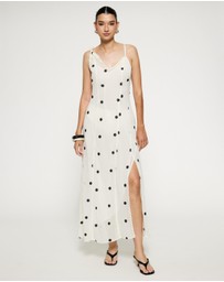 Lover - May Asymmetric Polka Dot Dress