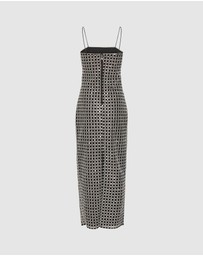 ROTATE - Beaded Maxi Slip Dress