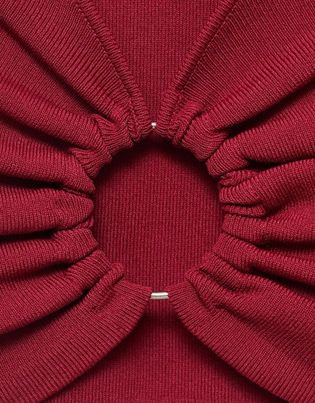 M.N.G - Knitted Top With Hoop Detail