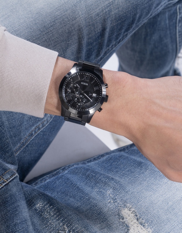 GUESS - Guess Atlas Mens Watch in Black