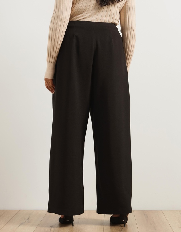 Atmos&Here Curvy - Jade High Rise Tailored Pants With Pleats