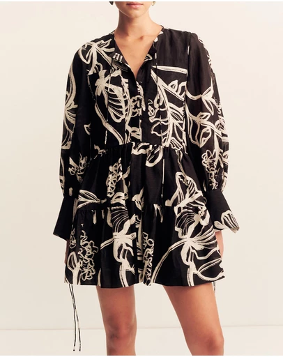 Shona Joy - Lila Tiered Mini Dress