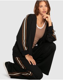 Belle & Bloom - Ready To Go Striped Sleeve Jacket