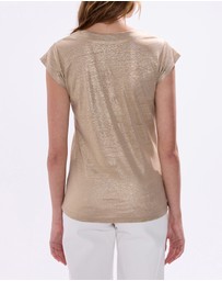 Marcs - Afterglow Foil Linen Tee