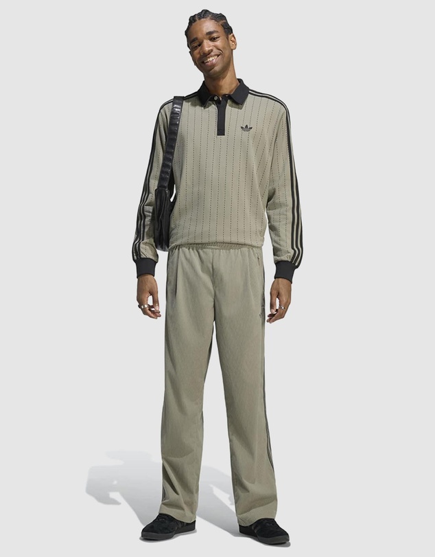 adidas Originals - Pinstripes Long Sleeve Polo