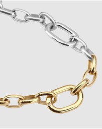 Elli Jewelry - Bracelet Bicolor Crystal 925 Sterling Silver