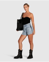 Belle & Bloom - Bring The Heat Denim Shorts