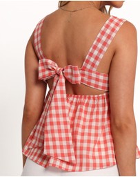 Petal & Pup - Chatham Top - Red Gingham