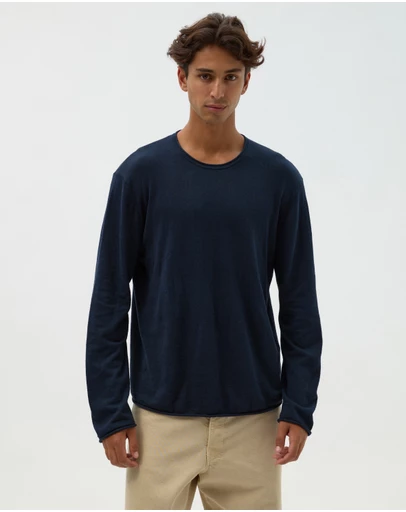 AERE - Easy Linen Blend LS Tee