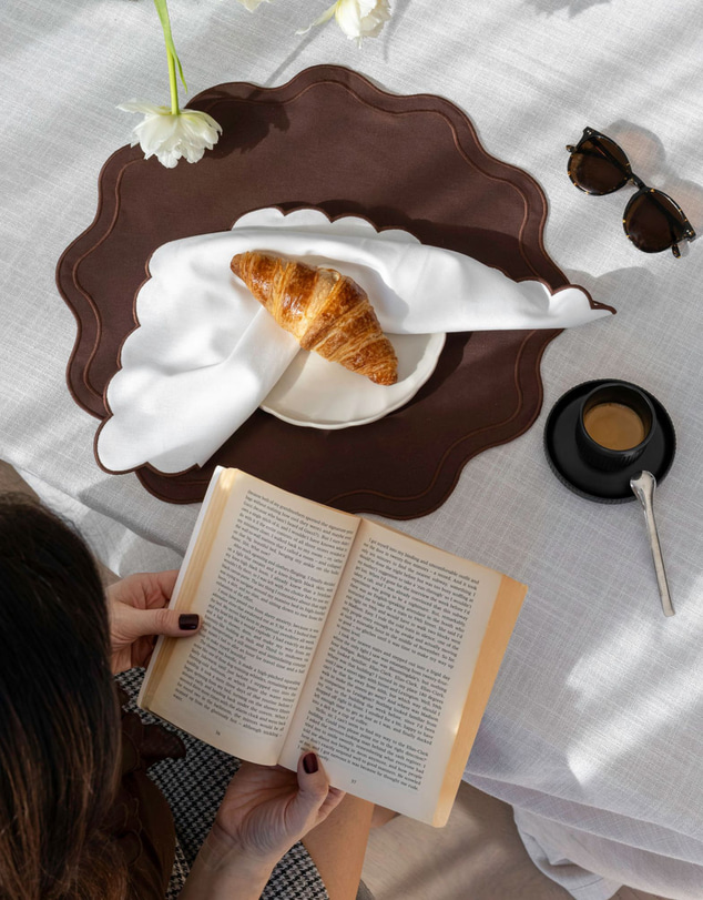 Tablescaped - The Espresso Collection - Set of 4 Napkins