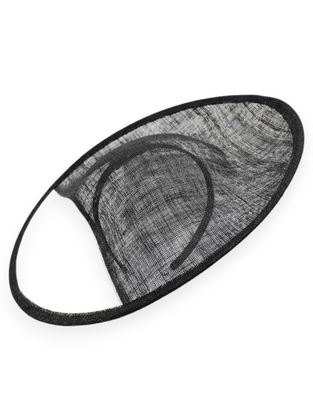 Morgan & Taylor - Niah Plate Fascinator in Black