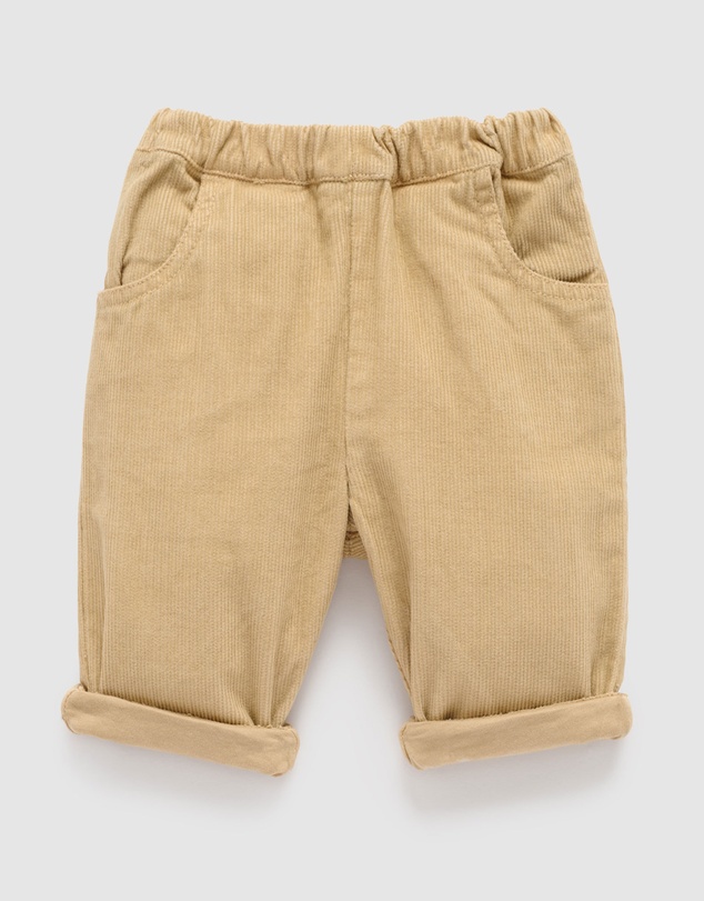 Purebaby - Lined Corduroy Pants -Kids-Babies