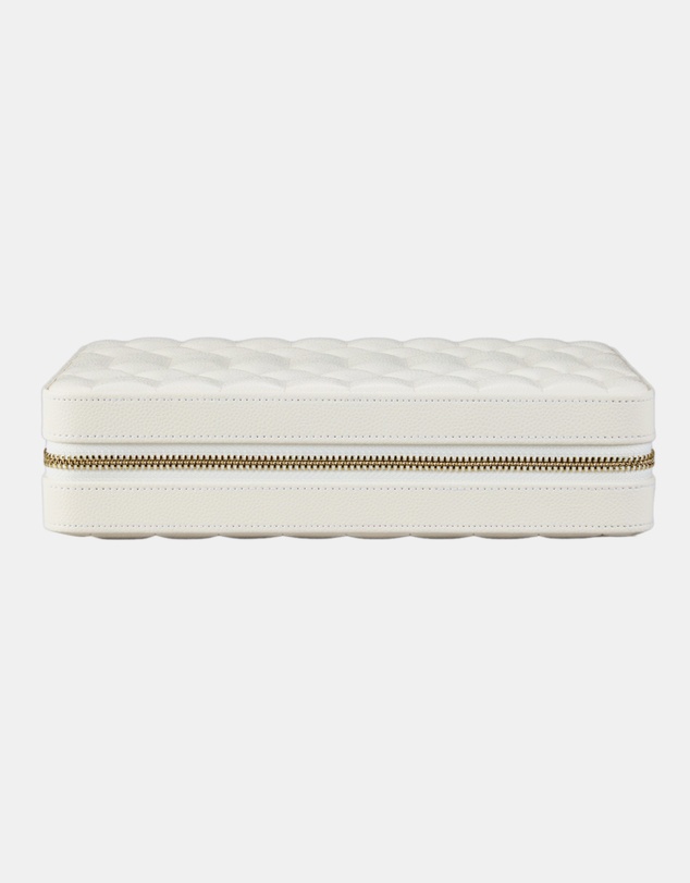 Wolf - WOLF Lauren Large Zip Case Ivory