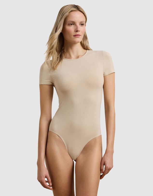 Lauren by Ralph Lauren - Luxe Smoothing Seamless Short Sleeve T-Shirt Bodysuit