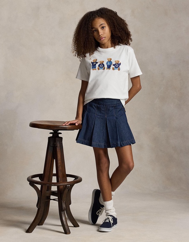 Polo Ralph Lauren - Polo Bear Logo Cotton Jersey Tee - Teens