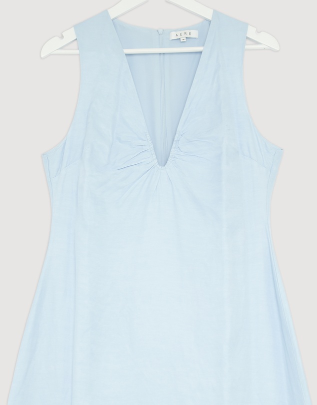 Revibe - Repaired AERE Soma U-Neckline Midi Dress - AU 14