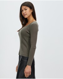 Honey and Beau - Round Neck Base Top