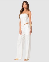EDIKTED - Arya Linen Look Corset