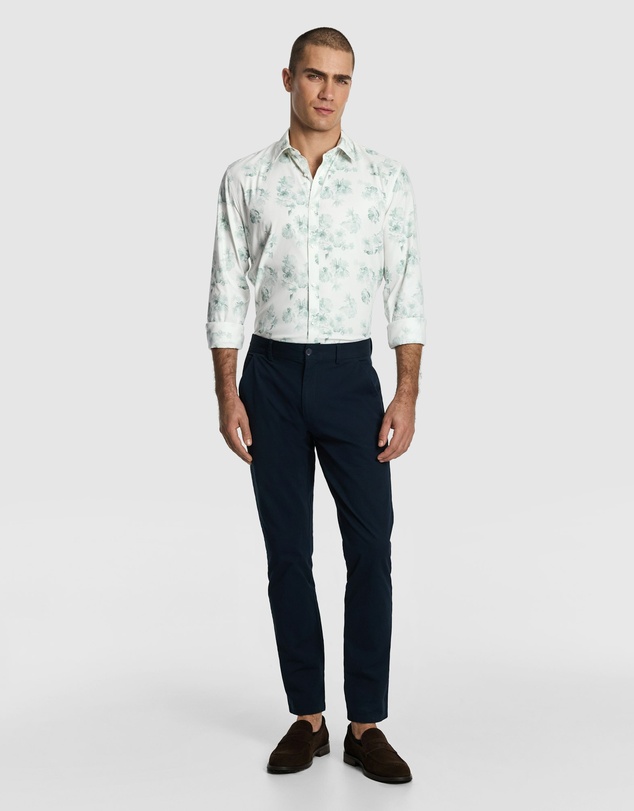 yd. - Catalunya Slim Floral Shirt
