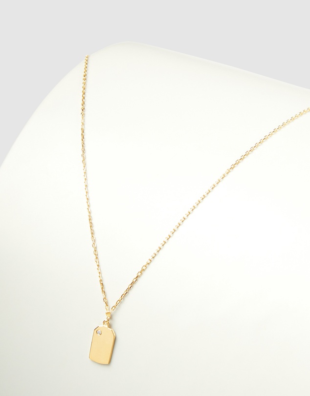 Luna Rae - Solid Gold - Diamond Luminous Necklace