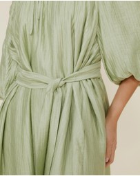 The Fated - Adjustable Neck Midi Dress