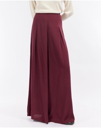 Amelius - Devon Silk Palazzo Pants