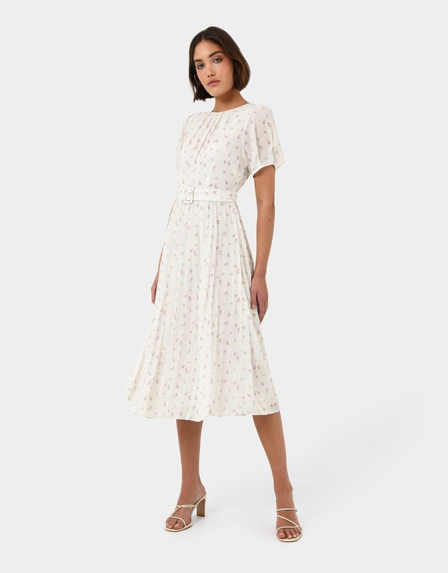 Forcast - Etta Floral Pleated Dress