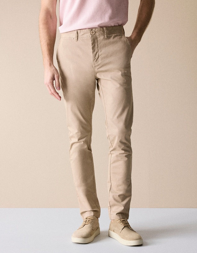 Trenery - Regular Chino Pant in Taupe