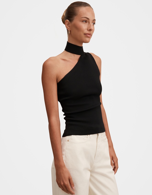 Forever New - Isla Scarf Knitted Top