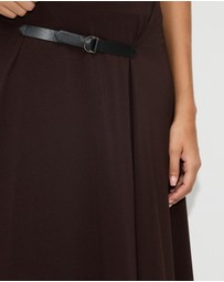 Dazie - Cleo Buckle Midi Skirt