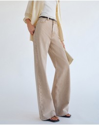 Reformation - Cary High Rise Slouchy Wide Leg Jeans