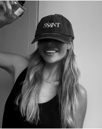 SSAINT - SŚAINT Cap Black Acid Wash