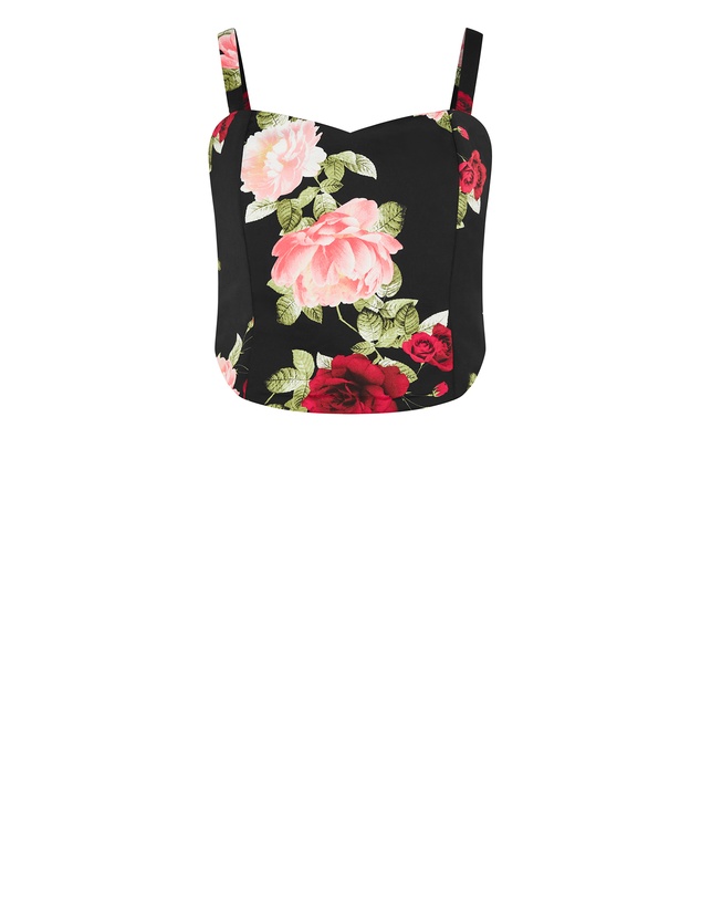 City Chic - Cherie Print Top