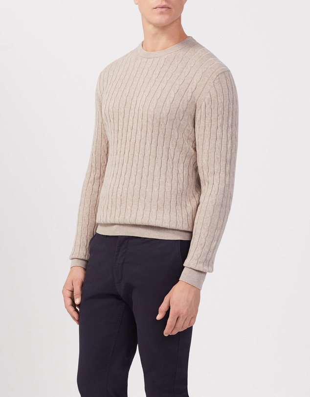 Van Heusen - Cotton Cable Knit Sweater