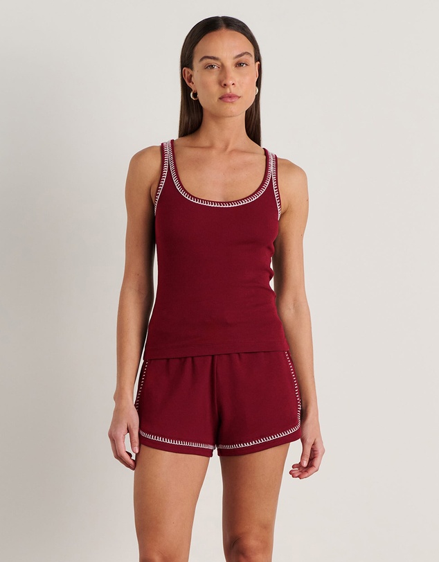 Jag - Celina Blanket Stitch Tank
