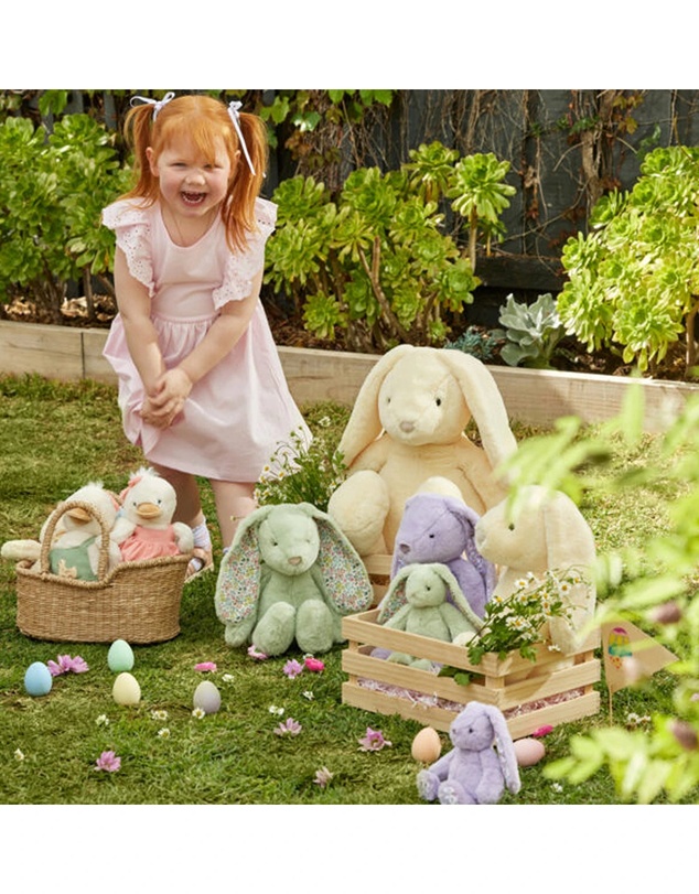 Jiggle and Giggle - Floral Mint Bunny Medium