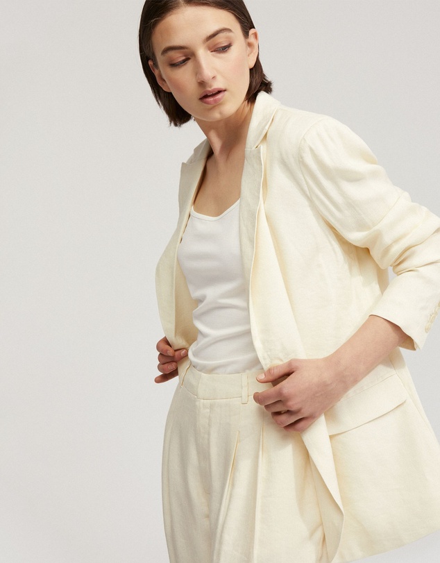 Oxford - Willow Linen Blend Oversize Blazer