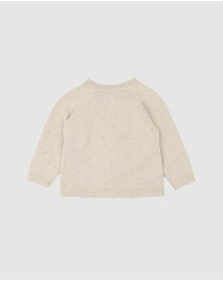 Bebe by Minihaha - Charlie Kangaroo Organic Knitted Cardigan - Babies