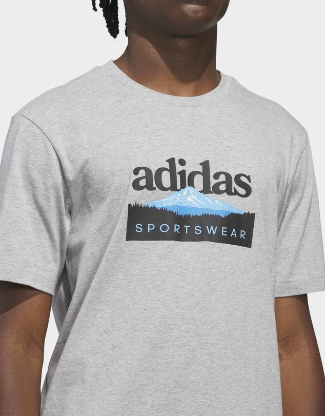 adidas Sportswear - Sportsman Mountain Graphic T-Shirt Mens