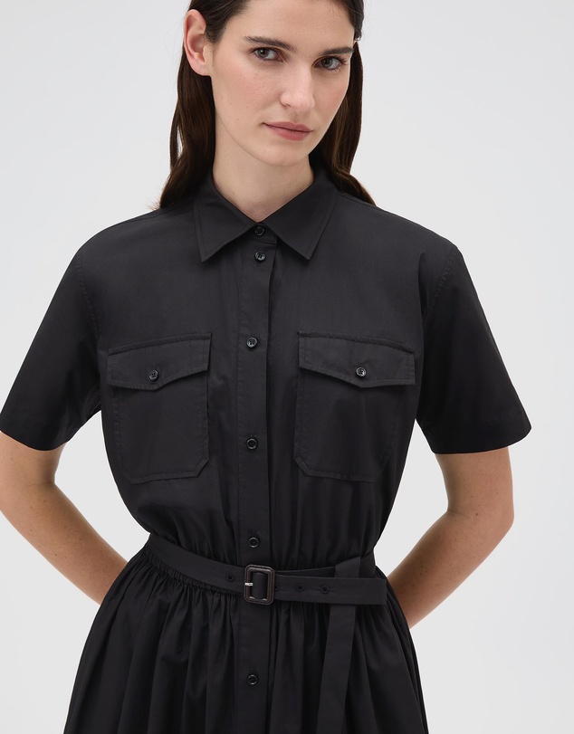 Oroton - Belted Shirt Dress